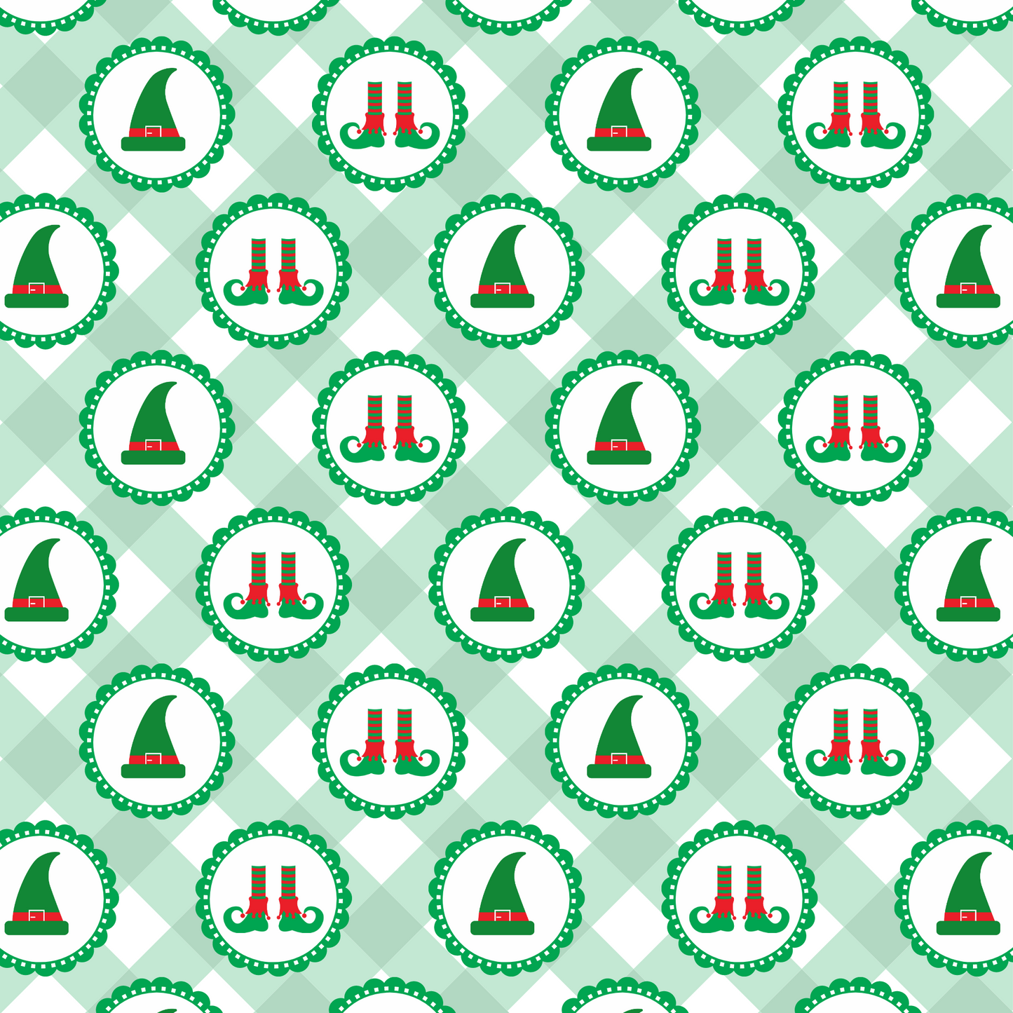Elf Scrapbook Paper
