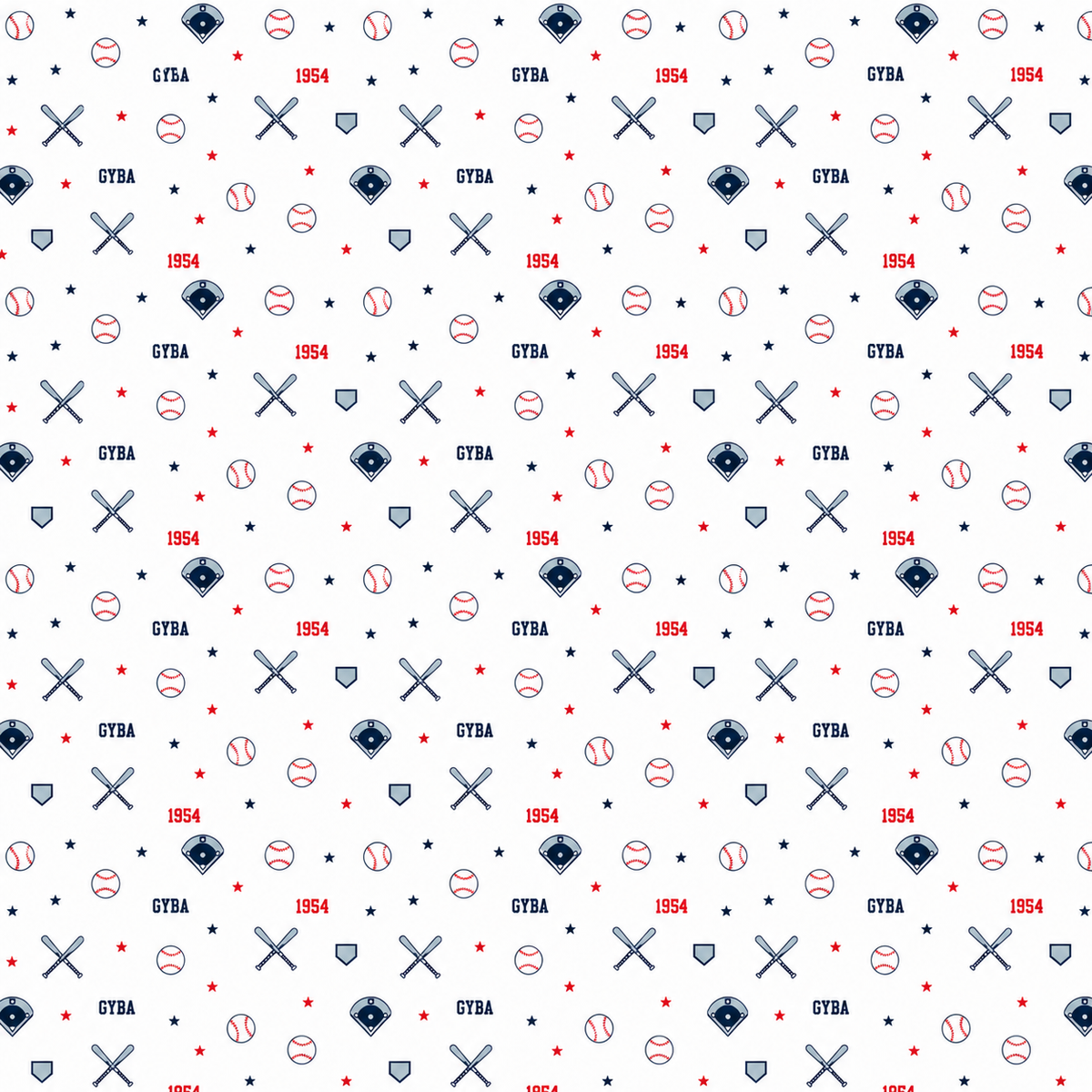 Greensboro Baseball Scrapbook Paper