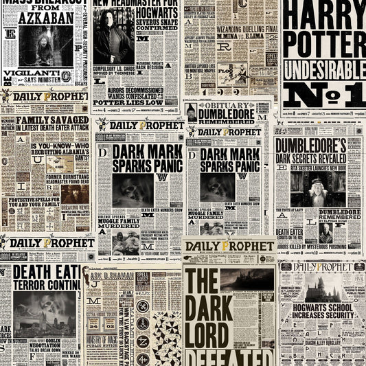 Harry Potter Newspaper Headlines