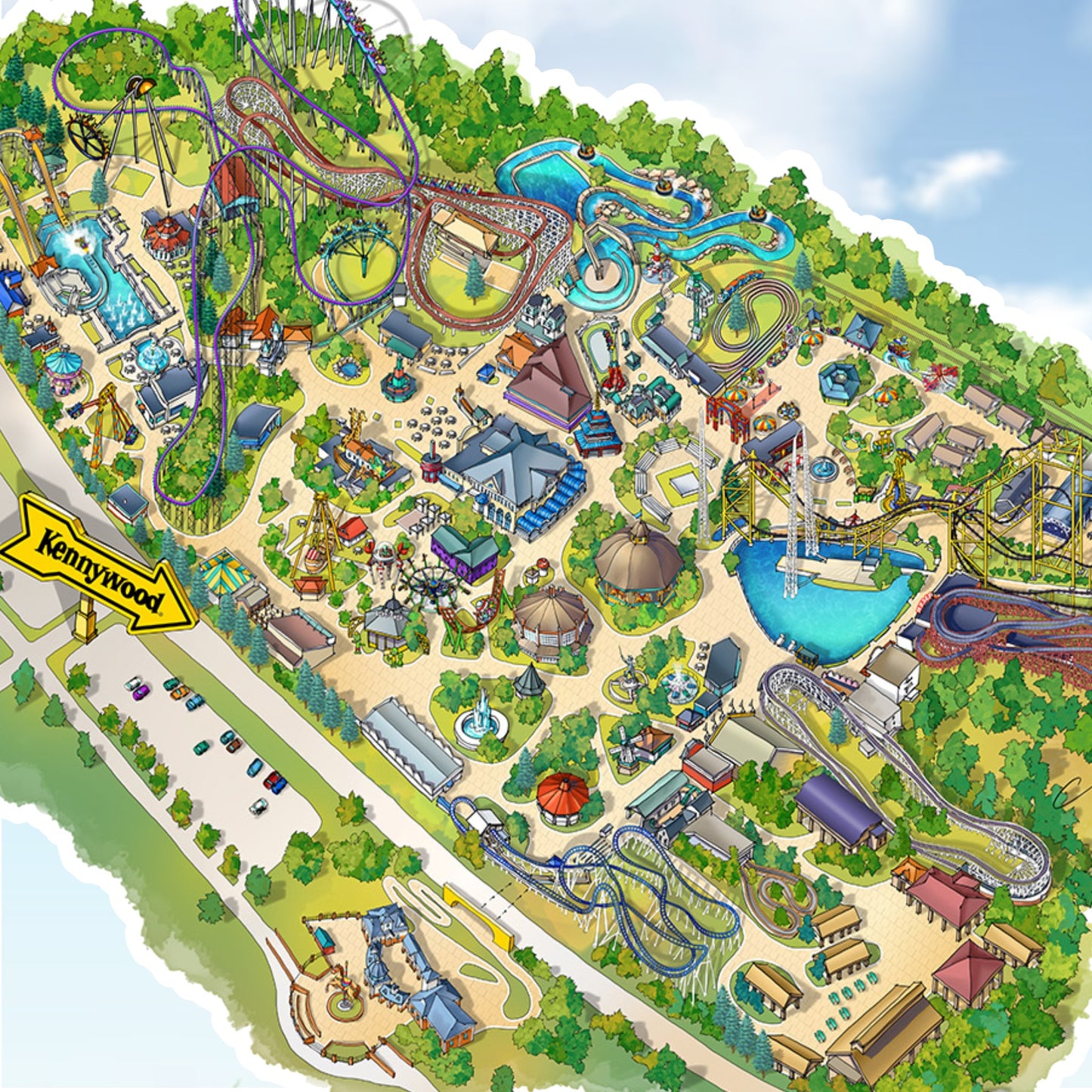 Kennywood Map