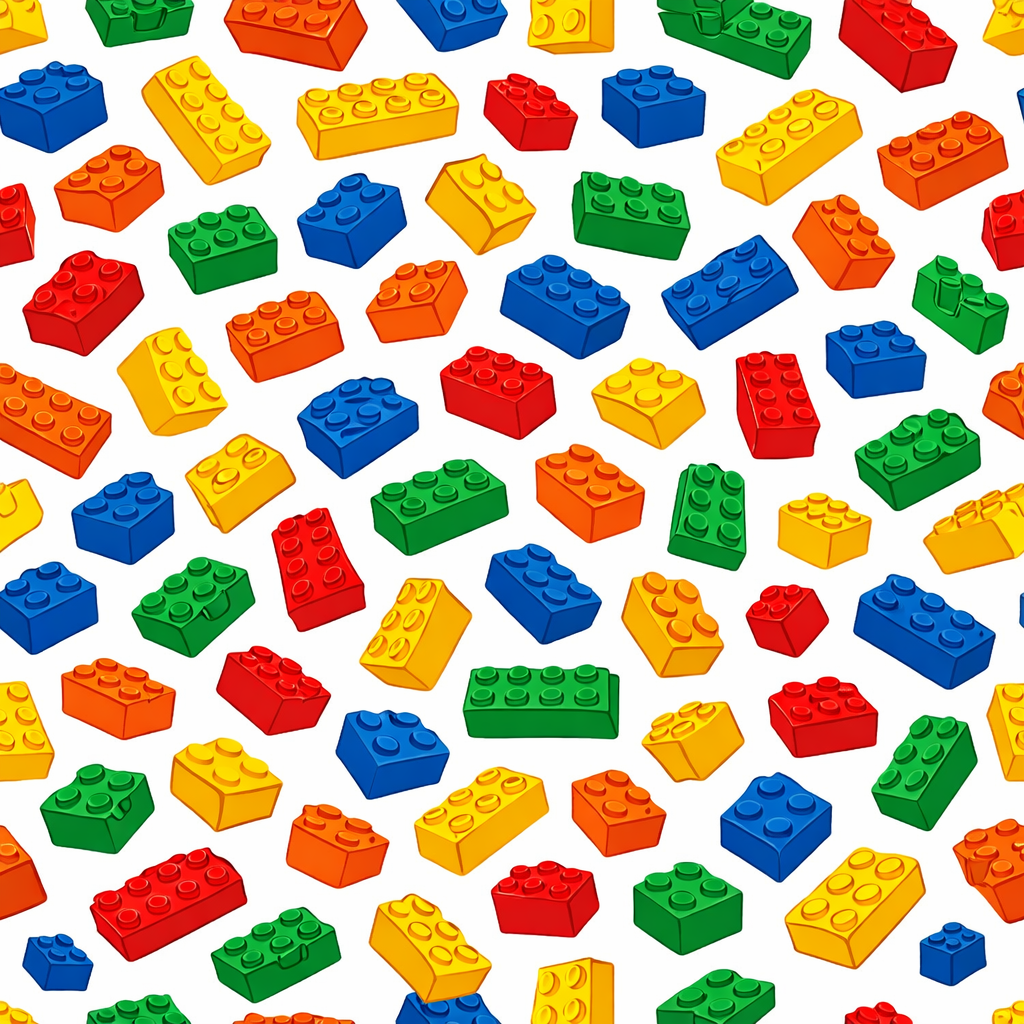 Legos scrapbook paper