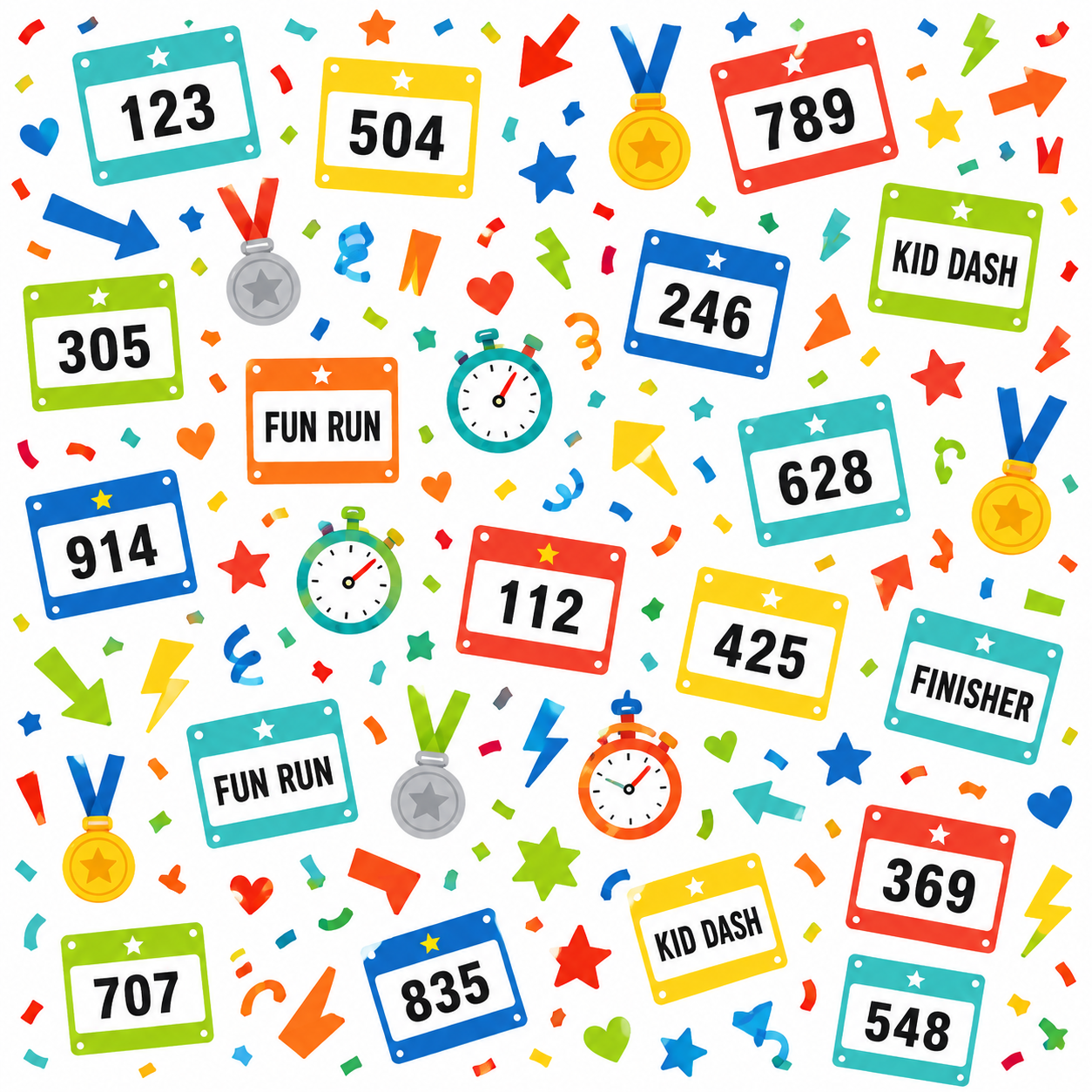 Little Runner Scrapbook Paper