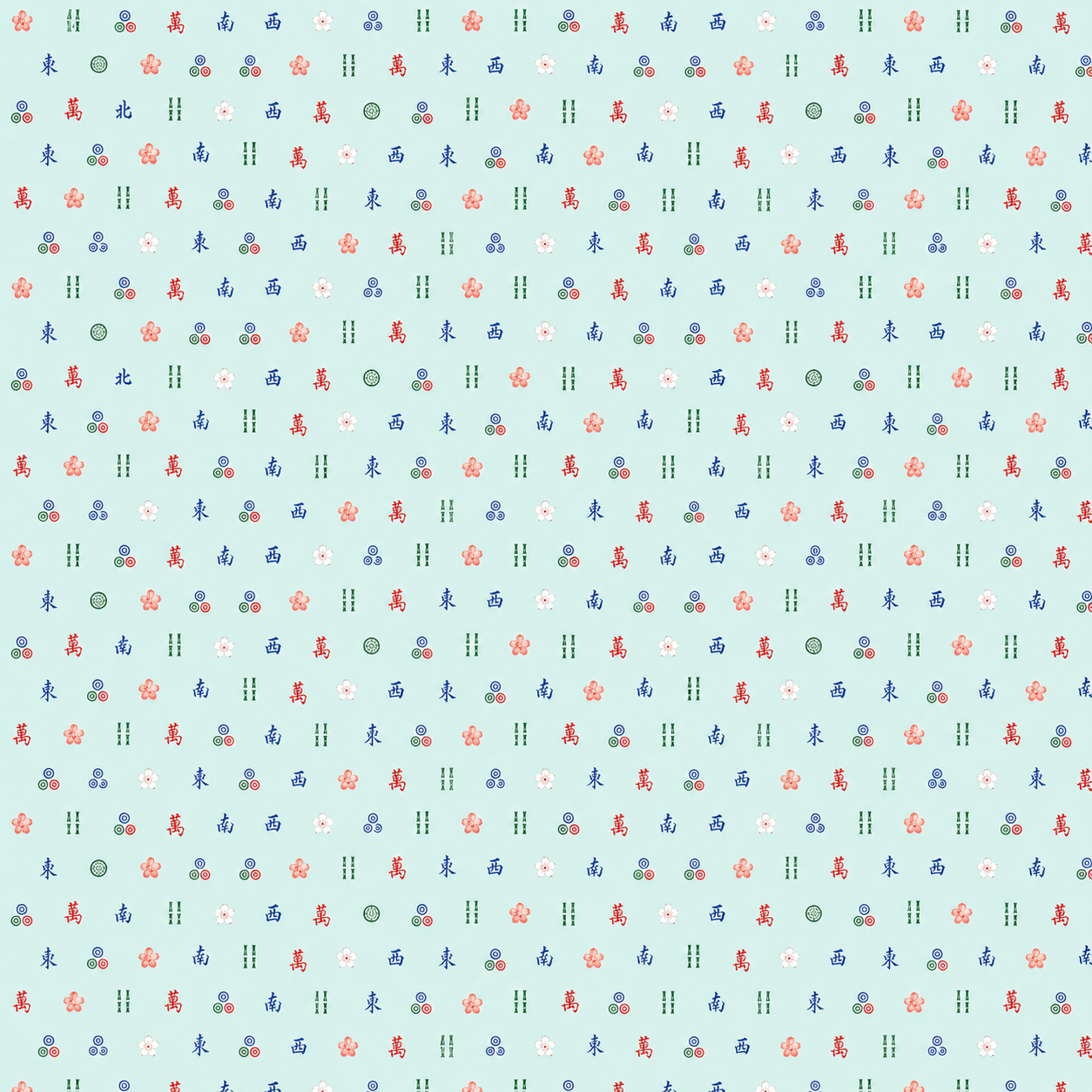 Mahjong Scrapbook Paper