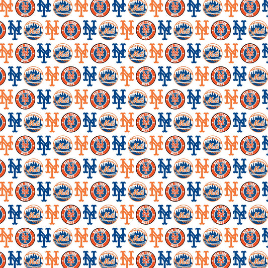 New York Mets Scrapbook Paper