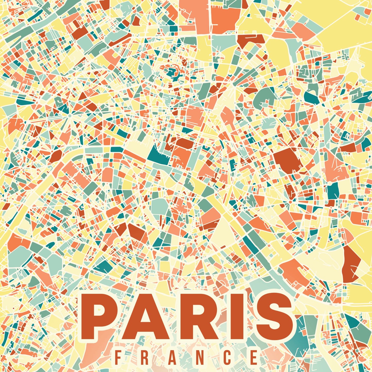 France Scrapbook Paper