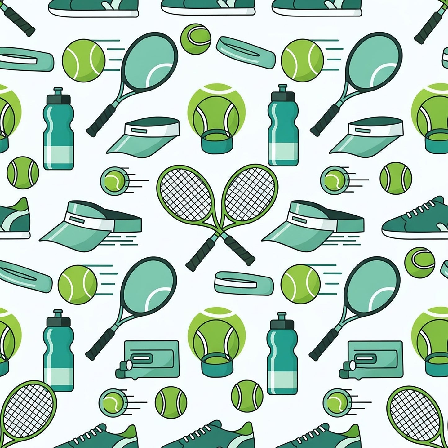 Tennis Scrapbook Paper