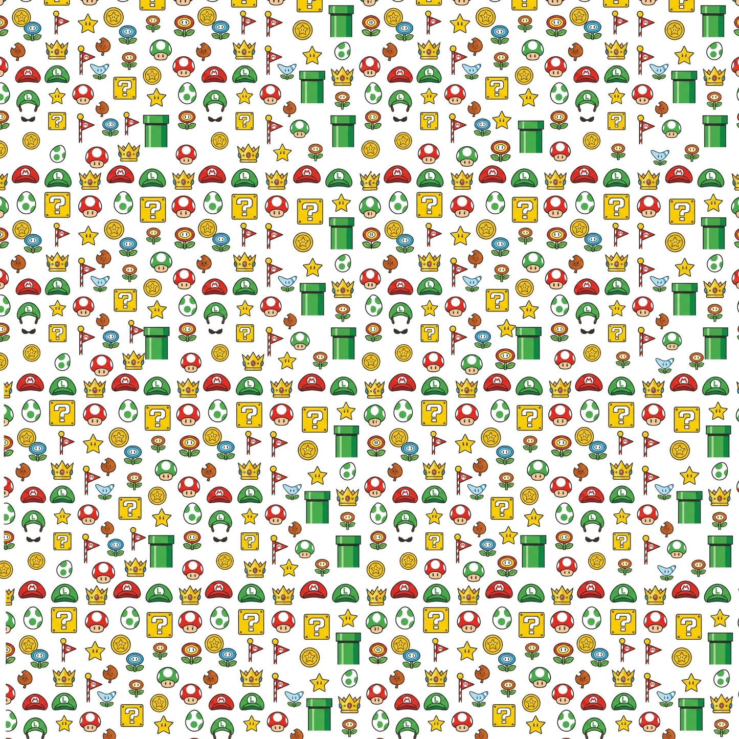 Super Mario Scrapbook Paper