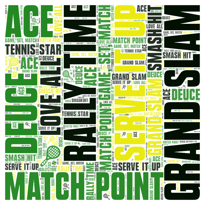 Tennis Scrapbook Paper