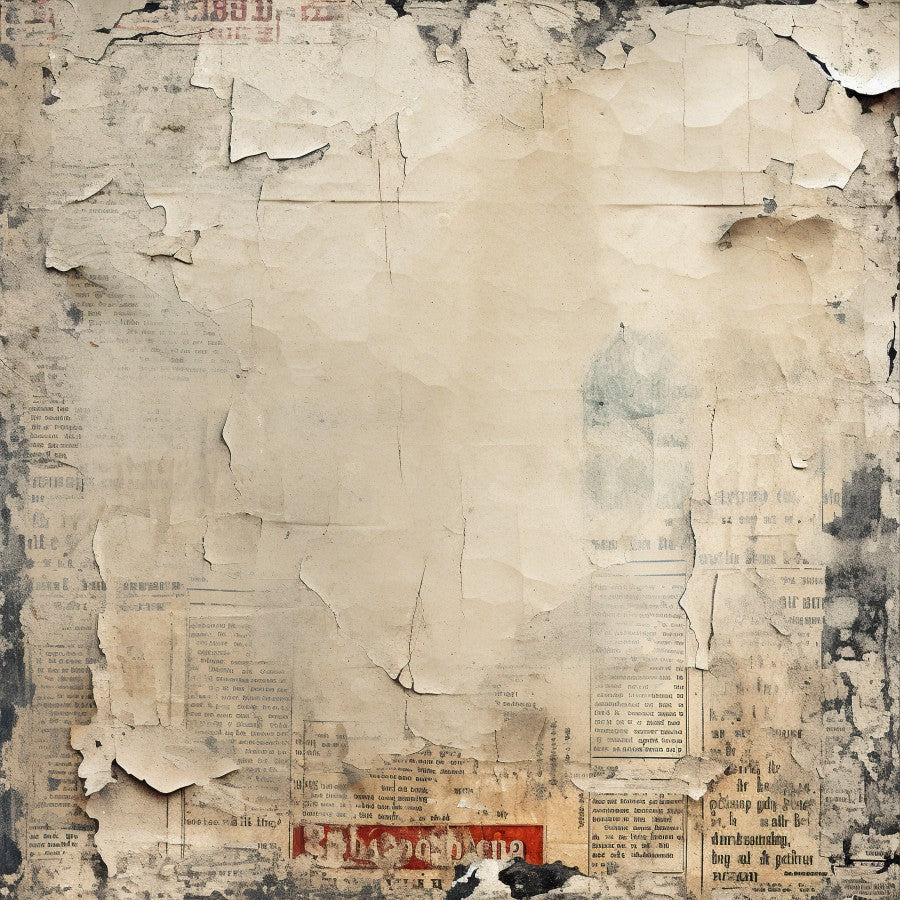 Vintage Newspaper Scrapbook Paper