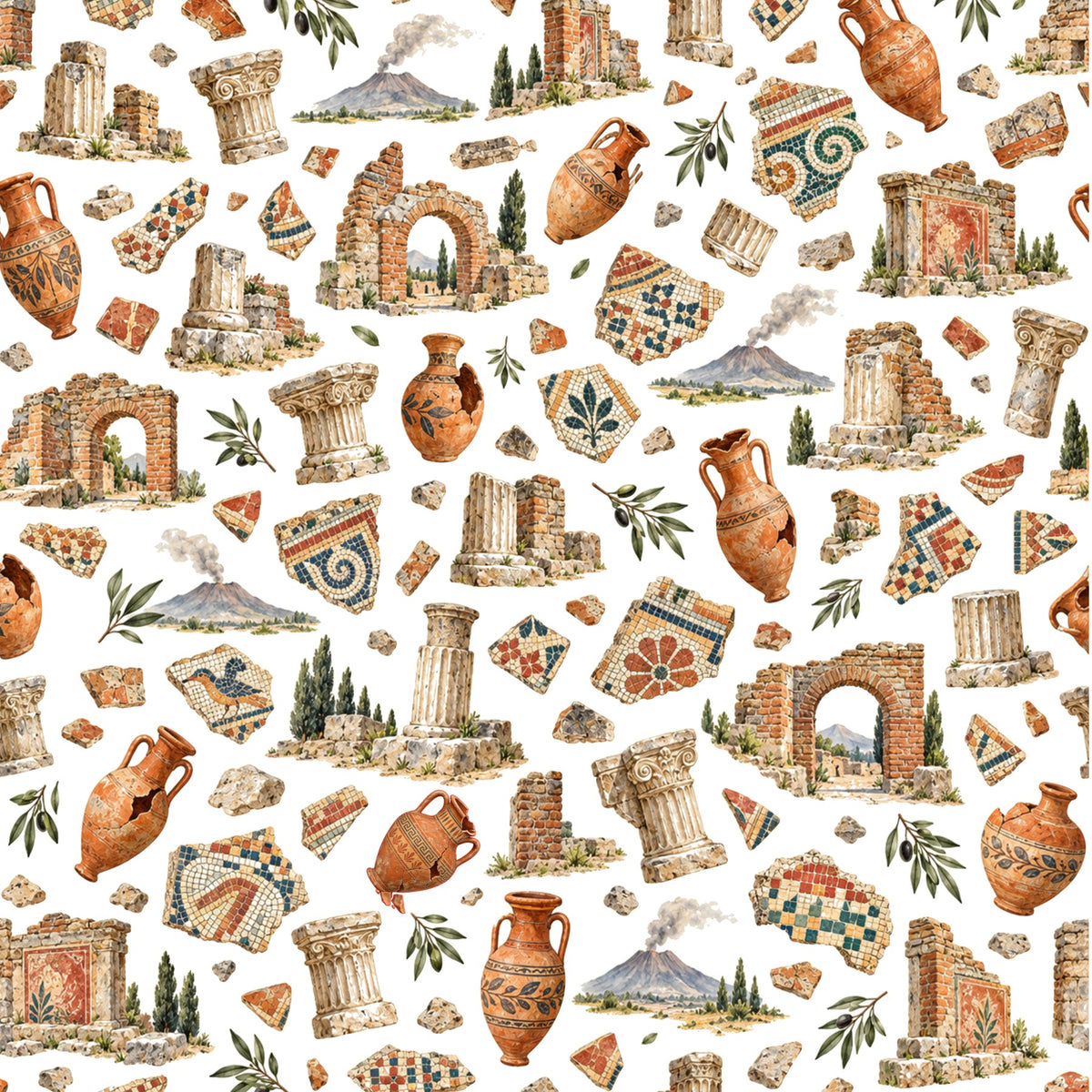 Italy Scrapbook Paper