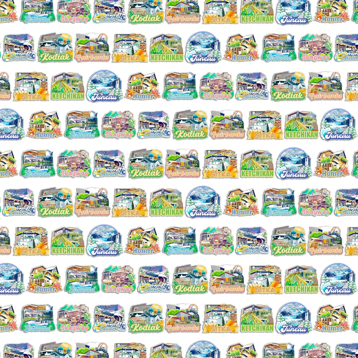 Alaska Scrapbook Paper