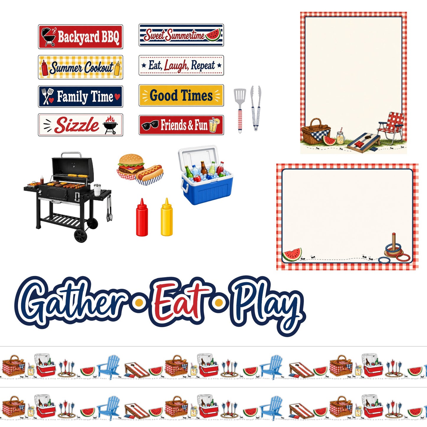 Picnic Scrapbook Page Kit