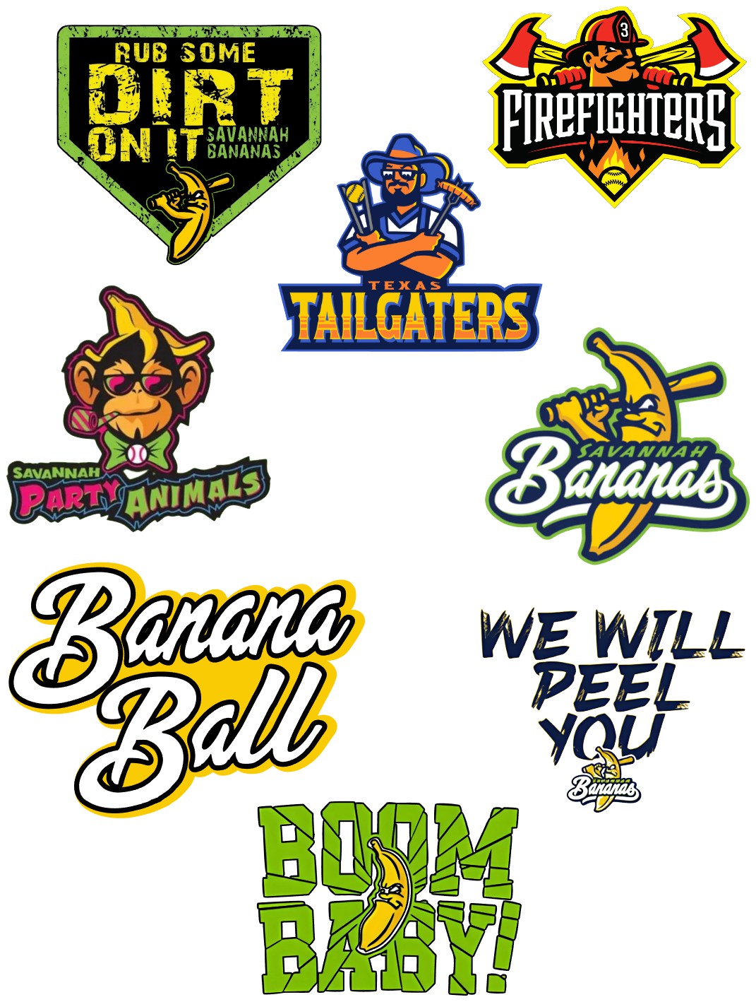Banana Ball Scrapbook Paper
