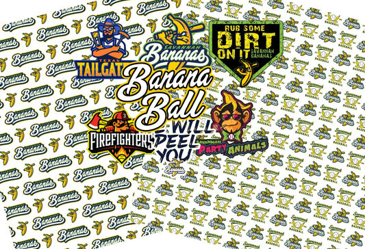 Banana Ball Scrapbook Page Kit