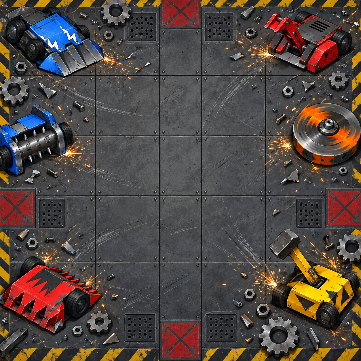 Battlebots Scrapbook Paper