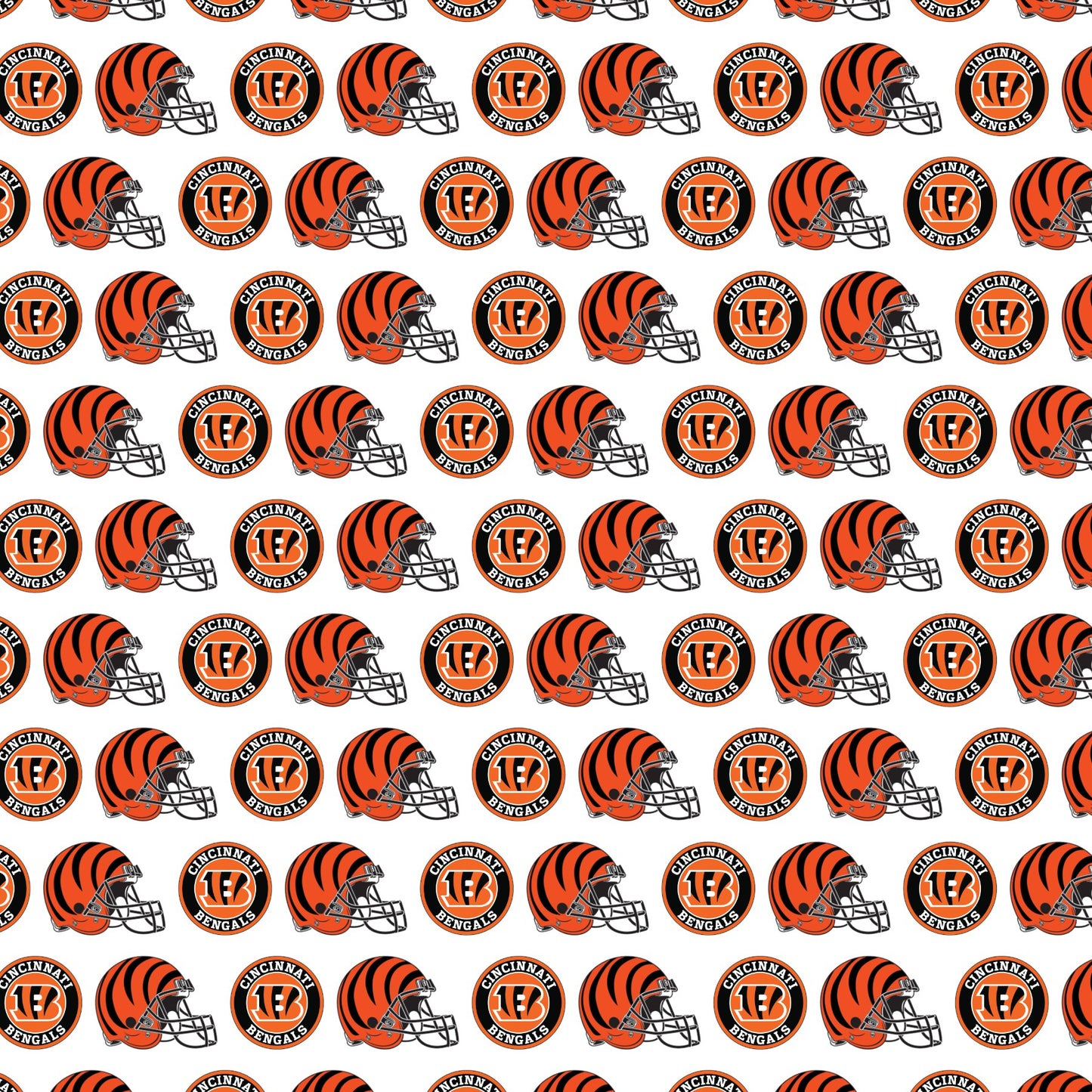 Cincinnati Bengal Scrapbook Paper