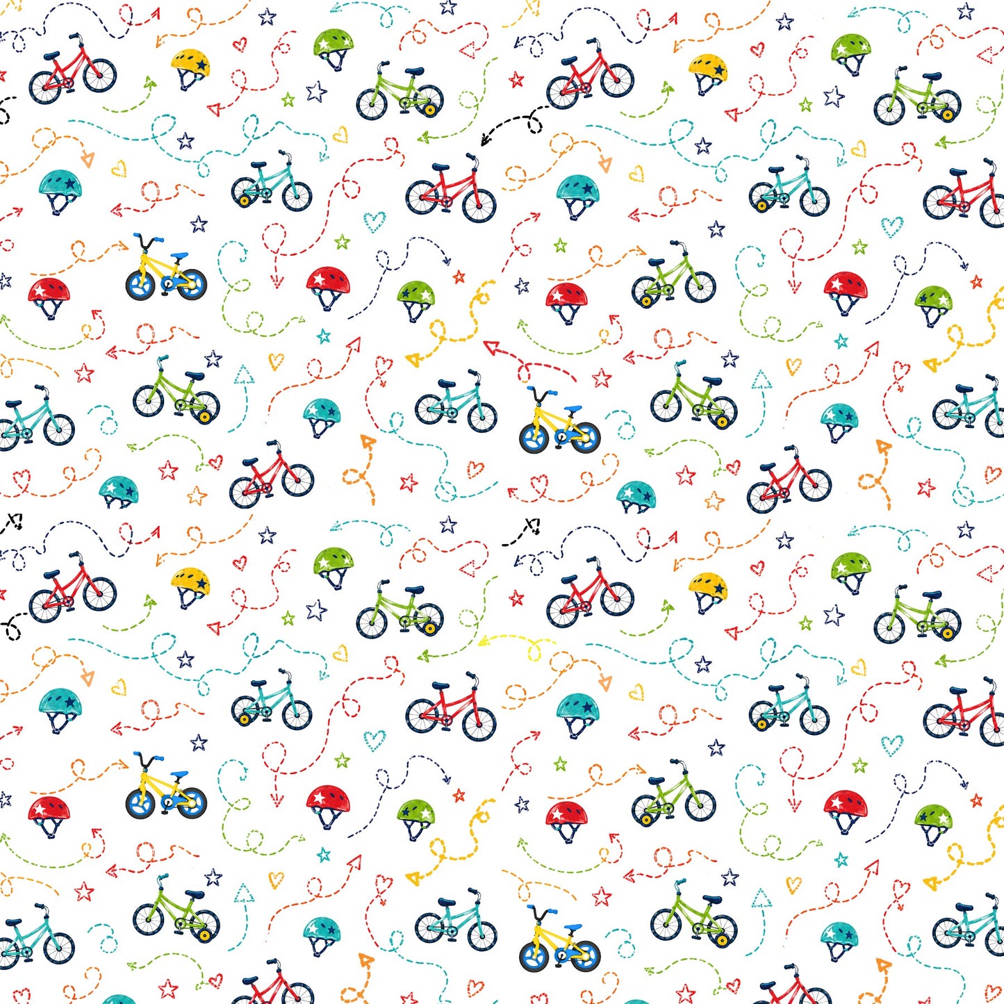 Bicycle Riding Scrapbook Paper