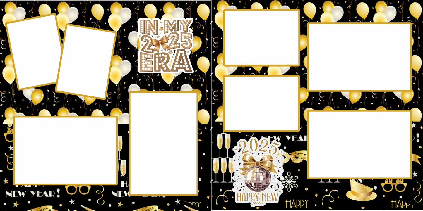 NYE Page Kit Black & Gold