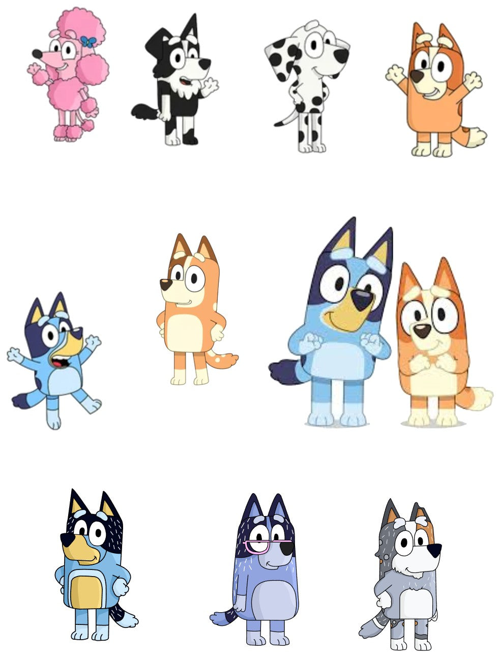 Bluey Scrapbook Paper