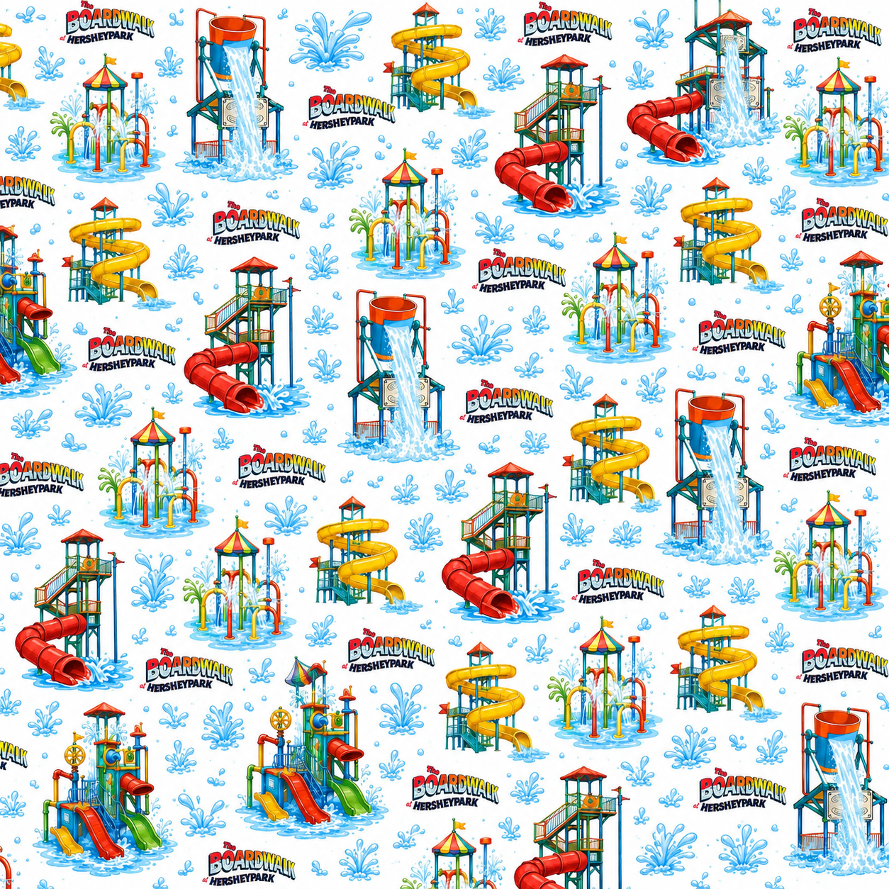 Hershey Park  Scrapbook Paper