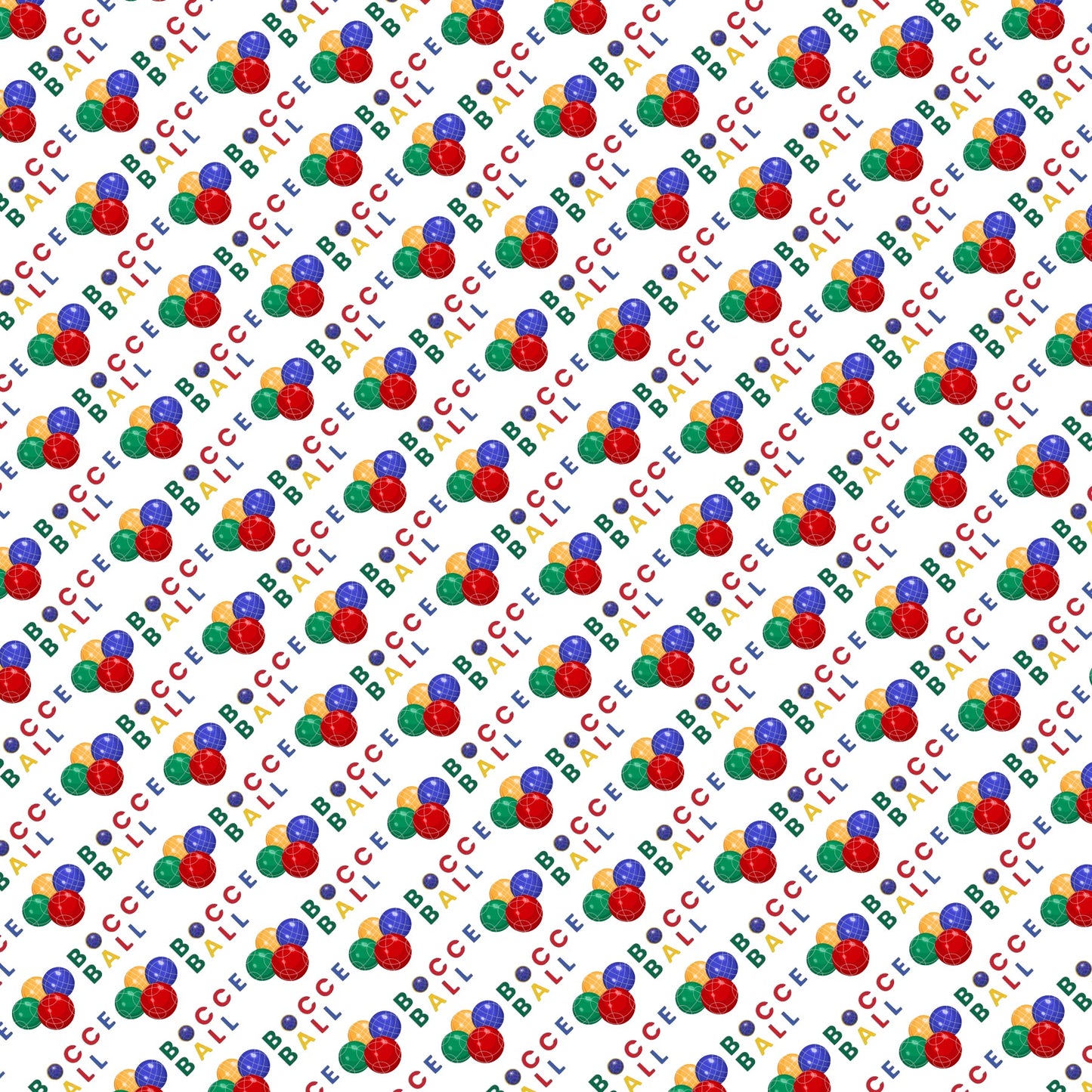 Bocce Ball Scrapbook Paper