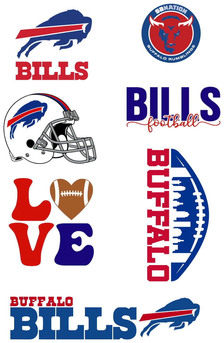 Bills FB Scrapbook Paper