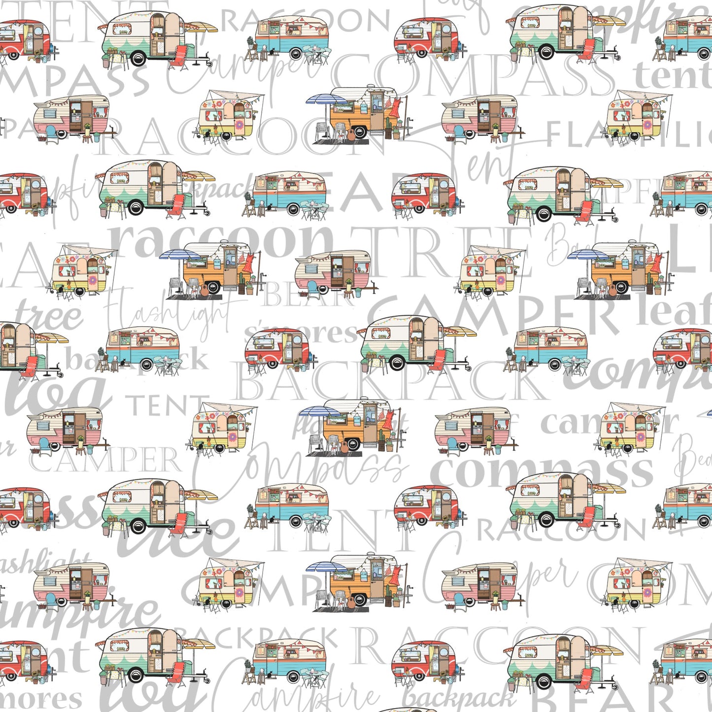 Camping Scrapbook Family