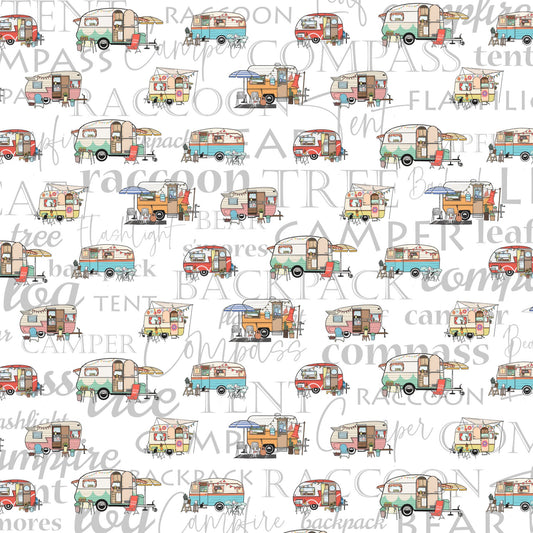 Camping Scrapbook Family