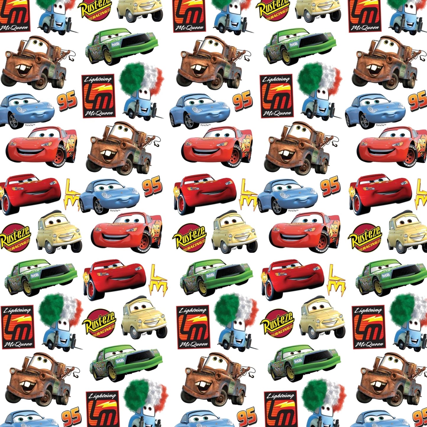 Disney Cars 12 x 12 Paper