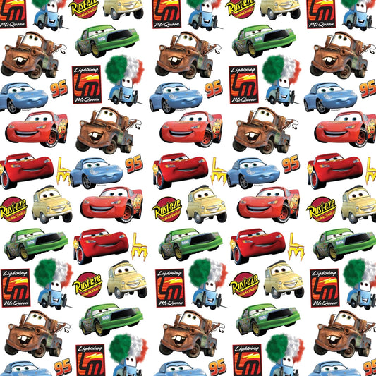 Disney Cars 12 x 12 Paper