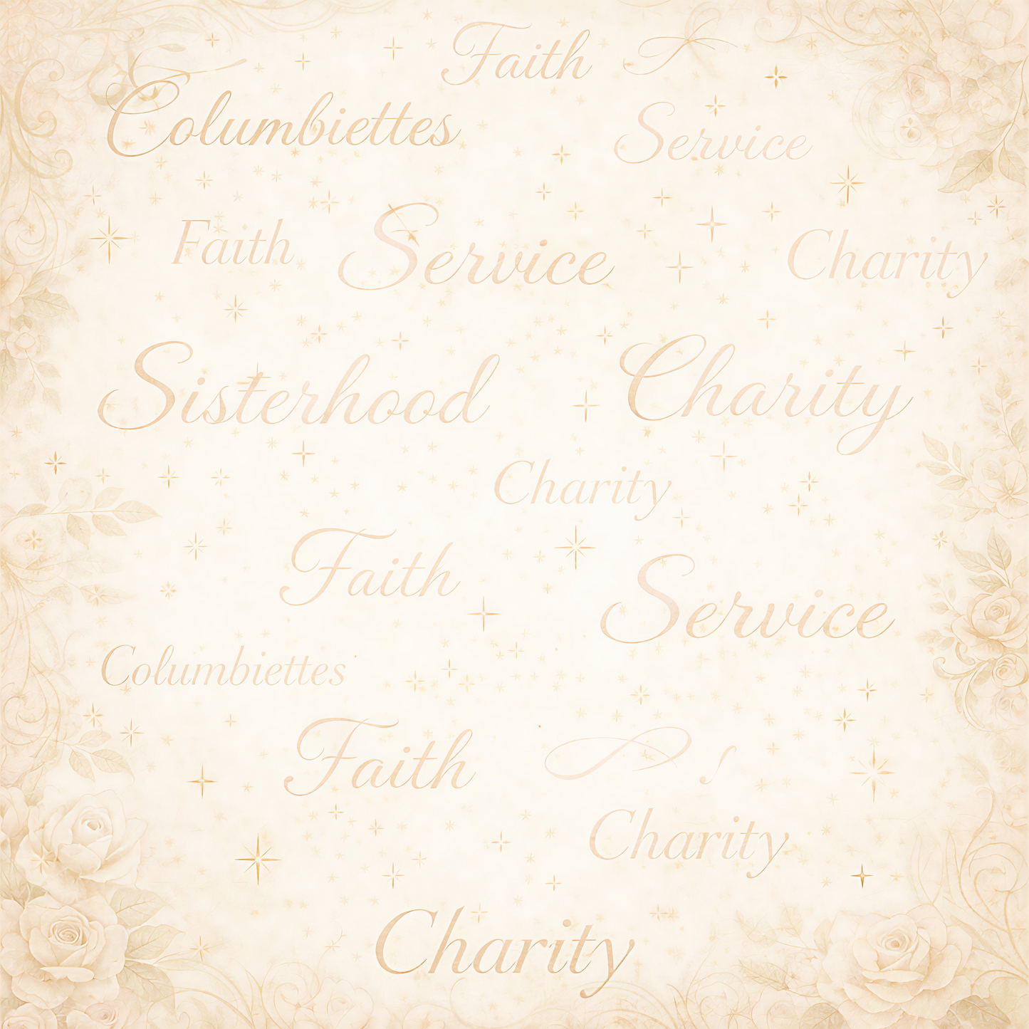 Columbiettes Scrapbook Paper