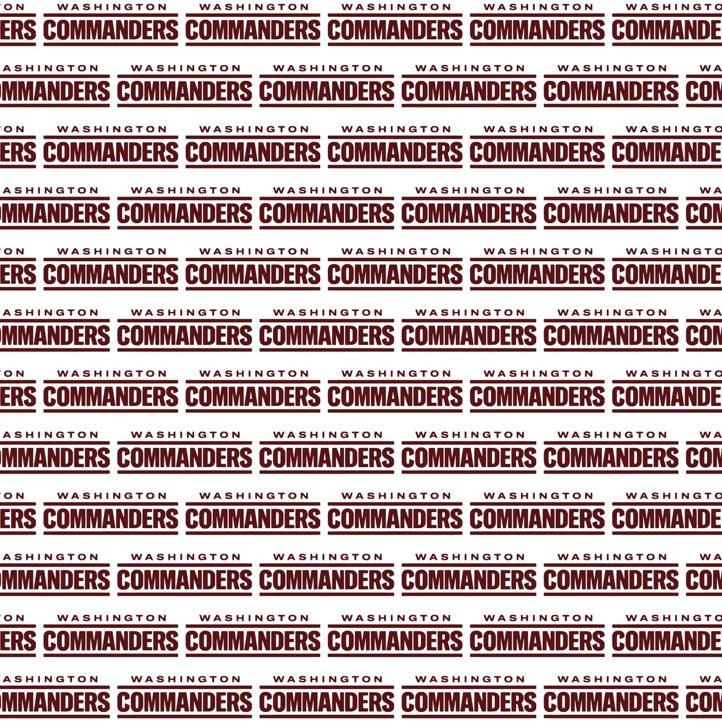 Washington Commanders Scrapbook Paper