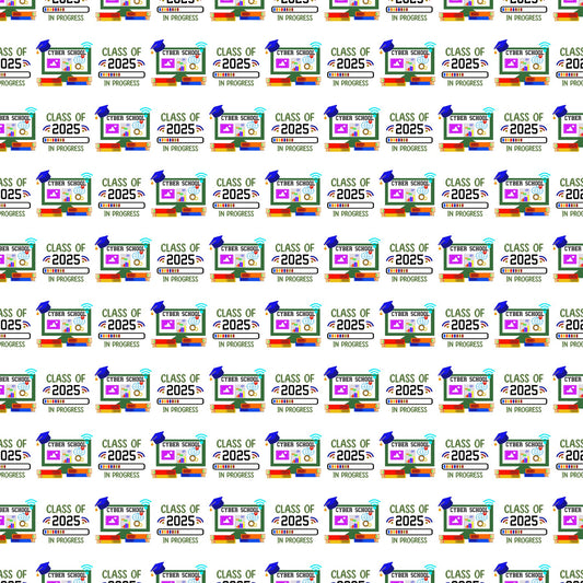 Cyber School Class of 2025 loading Scrapbook Paper