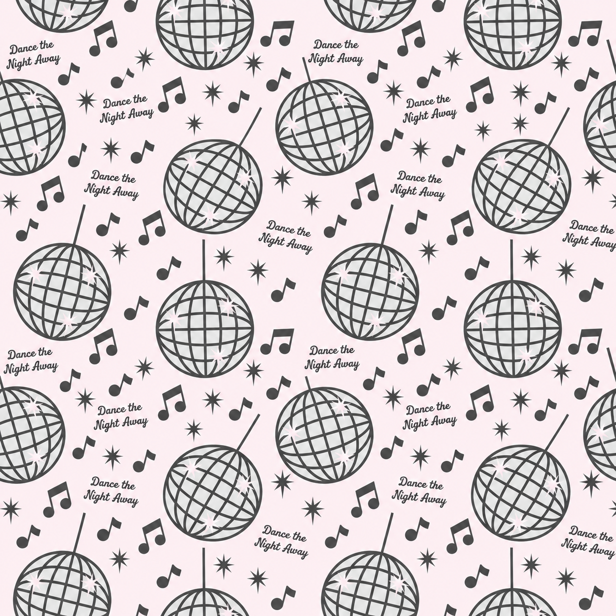 Disco Dancing Scrapbook Paper