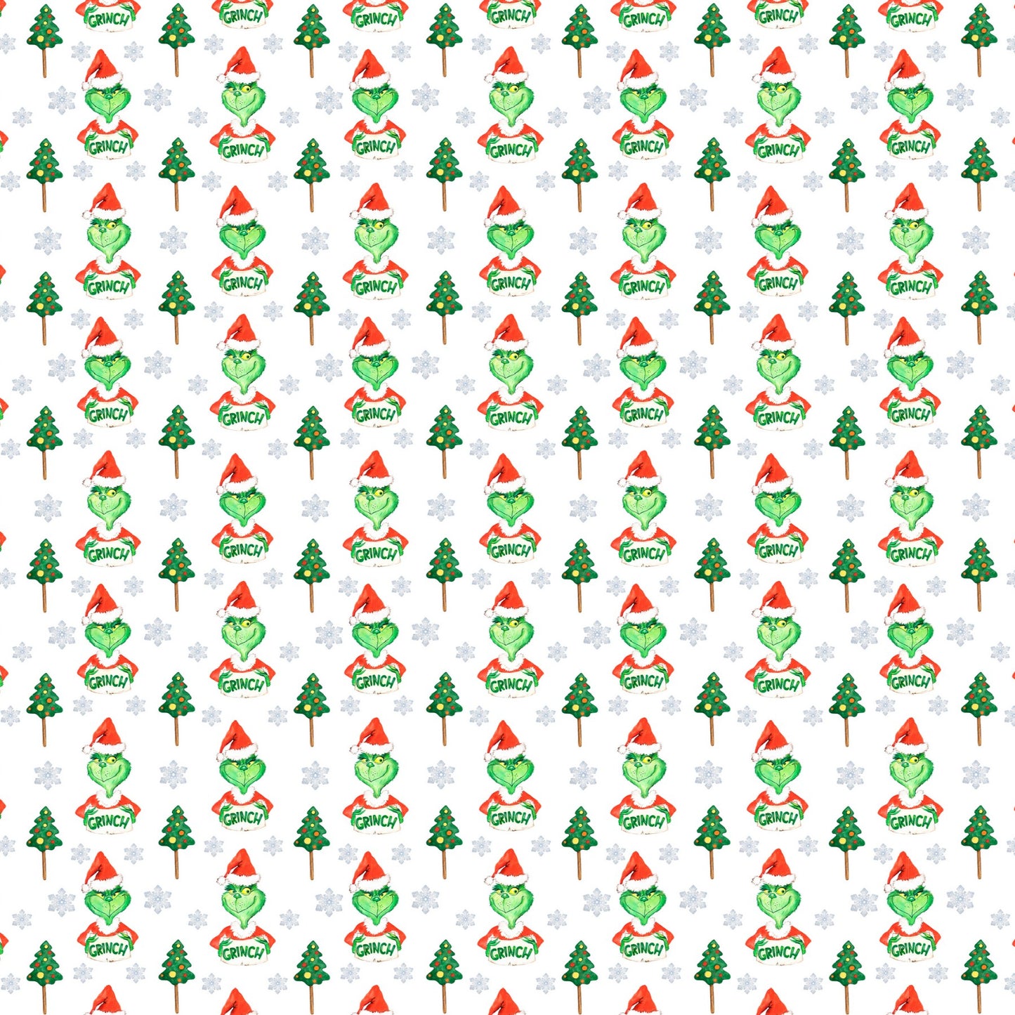 Grinch Christmas Scrapbook Paper