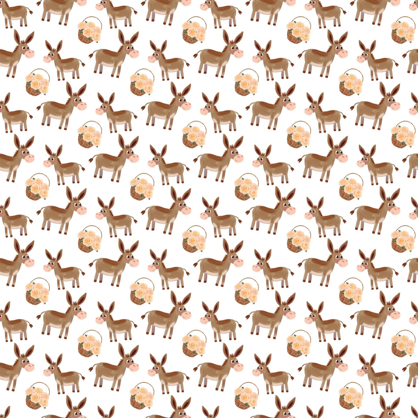 Donkey Love Scrapbook Paper