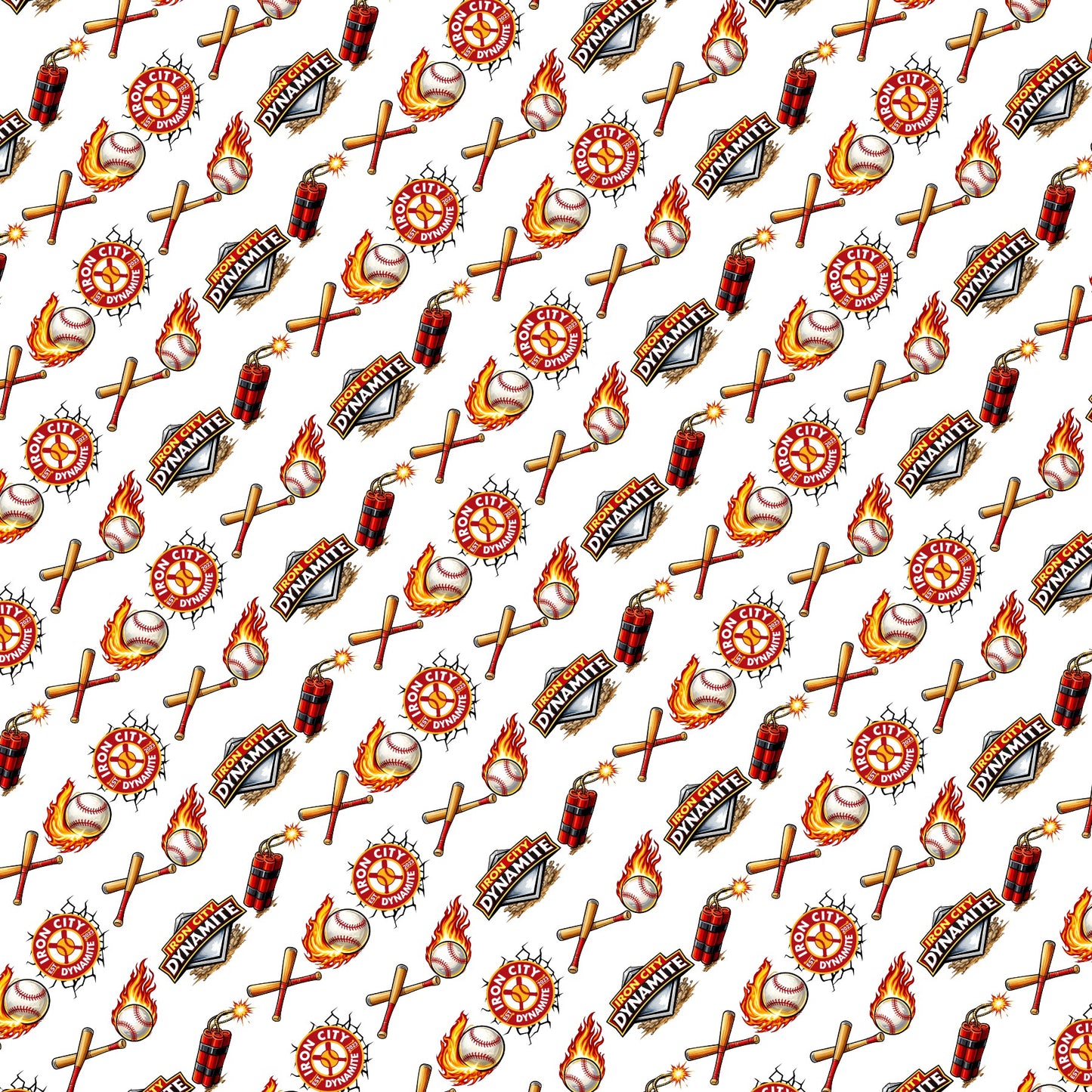 Dynamite Softball Scrapbook Paper