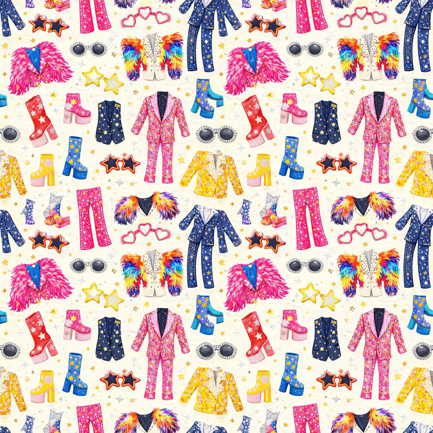 Elton John Concert Scrapbook Paper