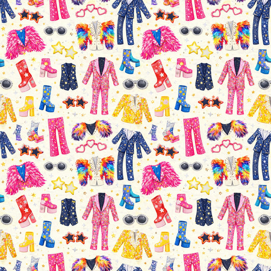 Elton John Concert Scrapbook Paper