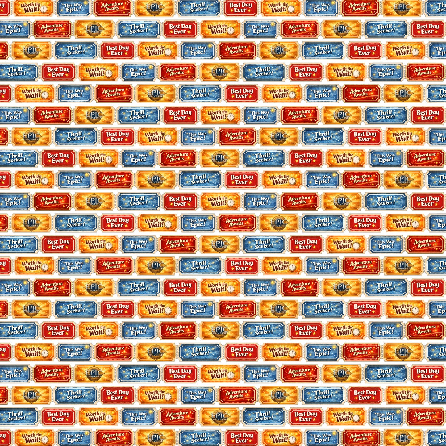 Universal Studios Scrapbook Paper