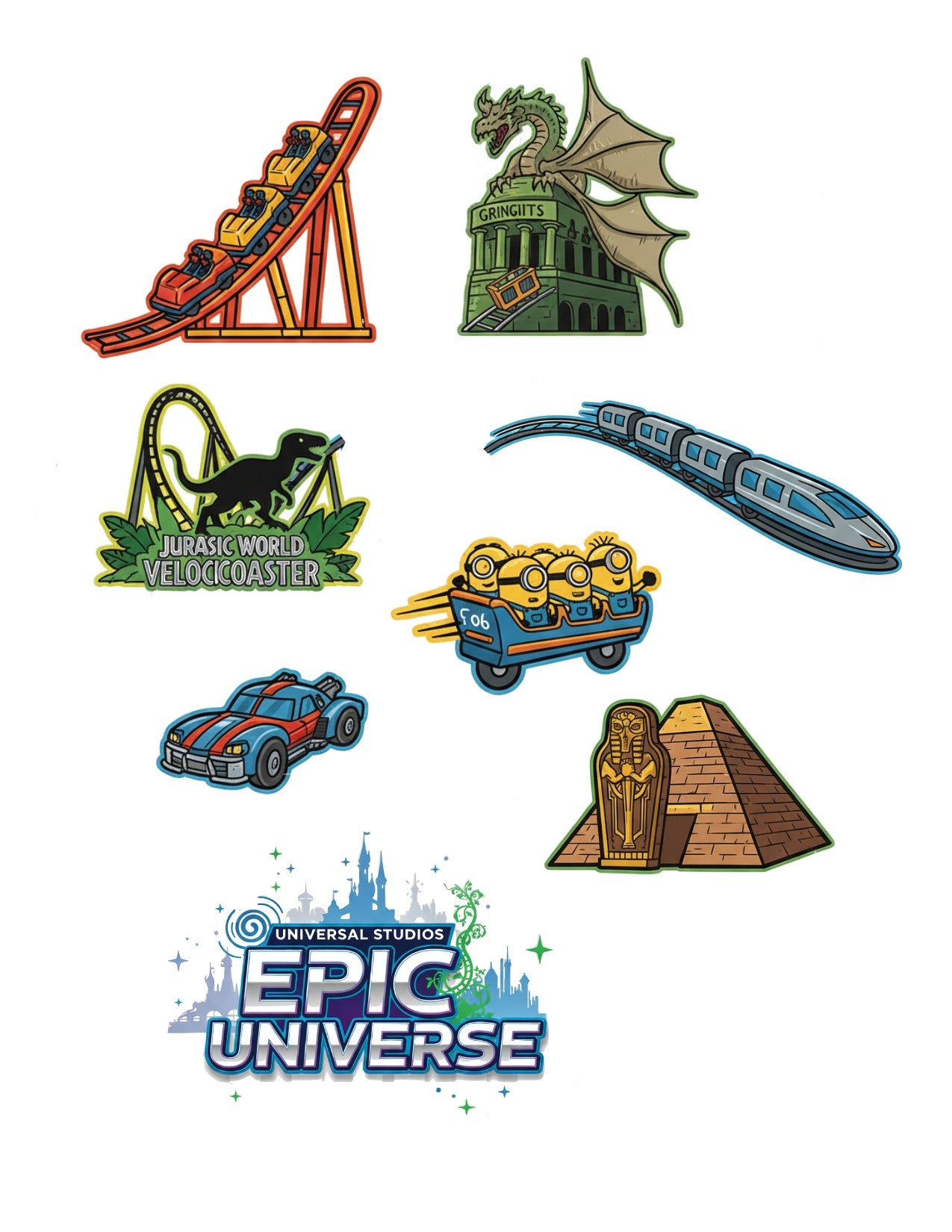 Universal Studios Scrapbook Paper