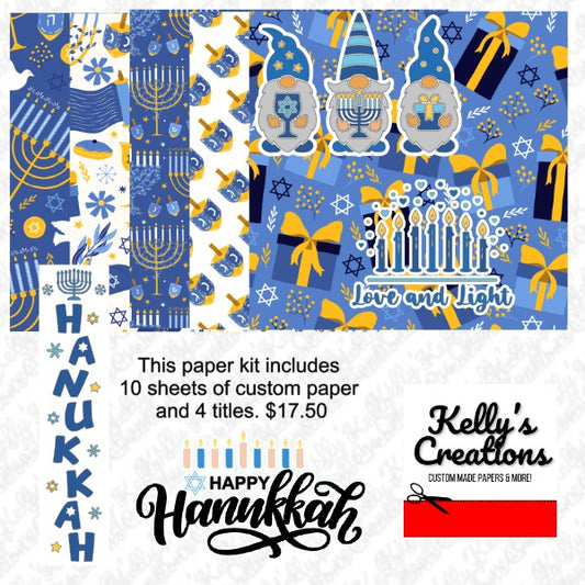 Hanukkah Page Kit