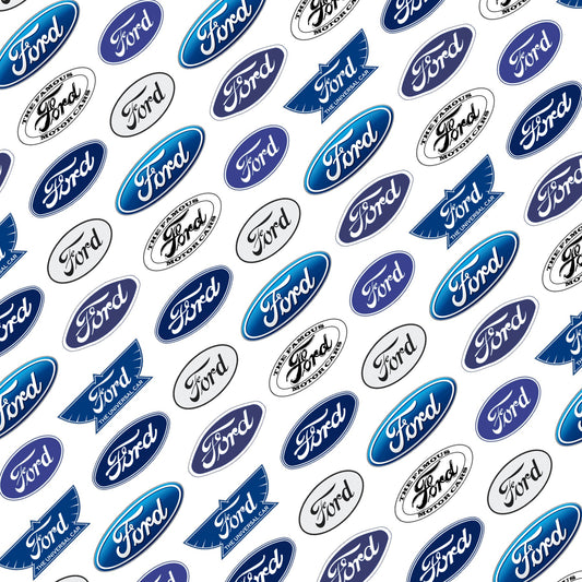 Ford logo Scrapbook Paper
