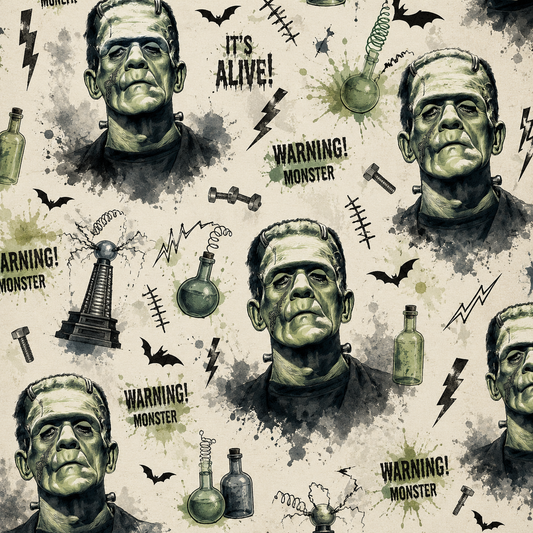 Classic Monsters Scrapbook Paper