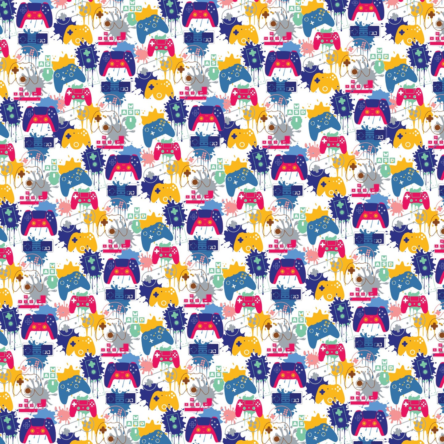 Gamer Scrapbook Paper