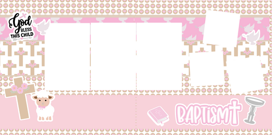 Girl Baptism Page Kit