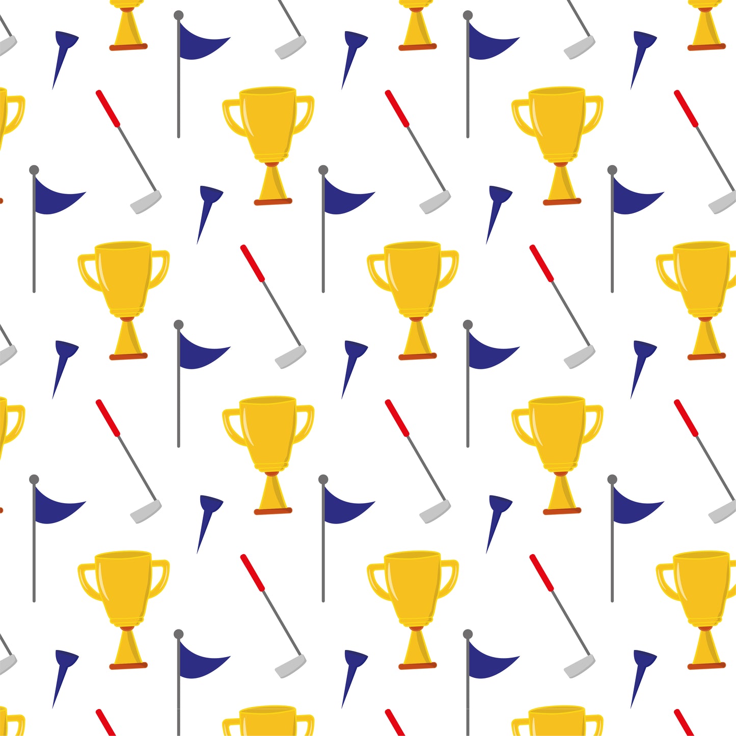 Golf Scrapbook Paper
