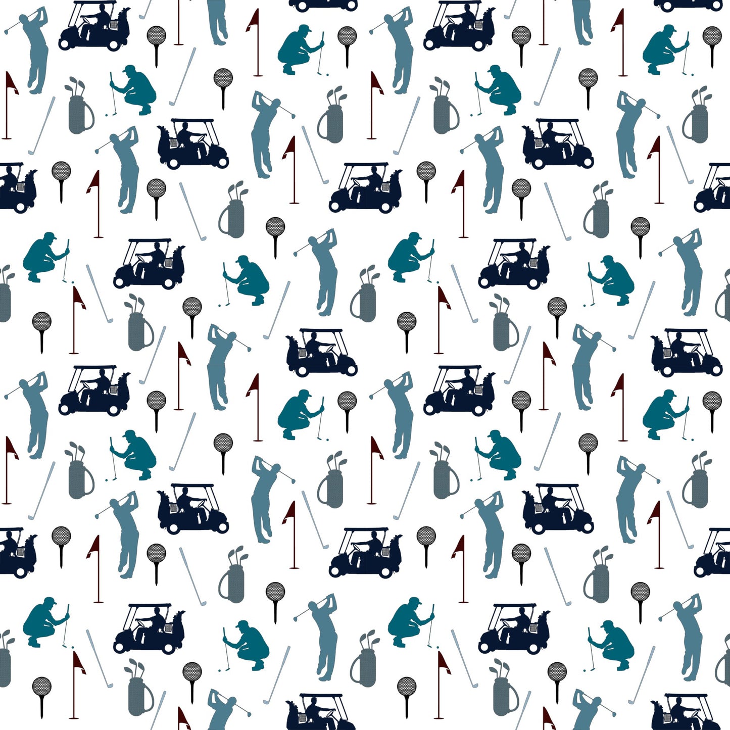 Golf Scrapbook Paper