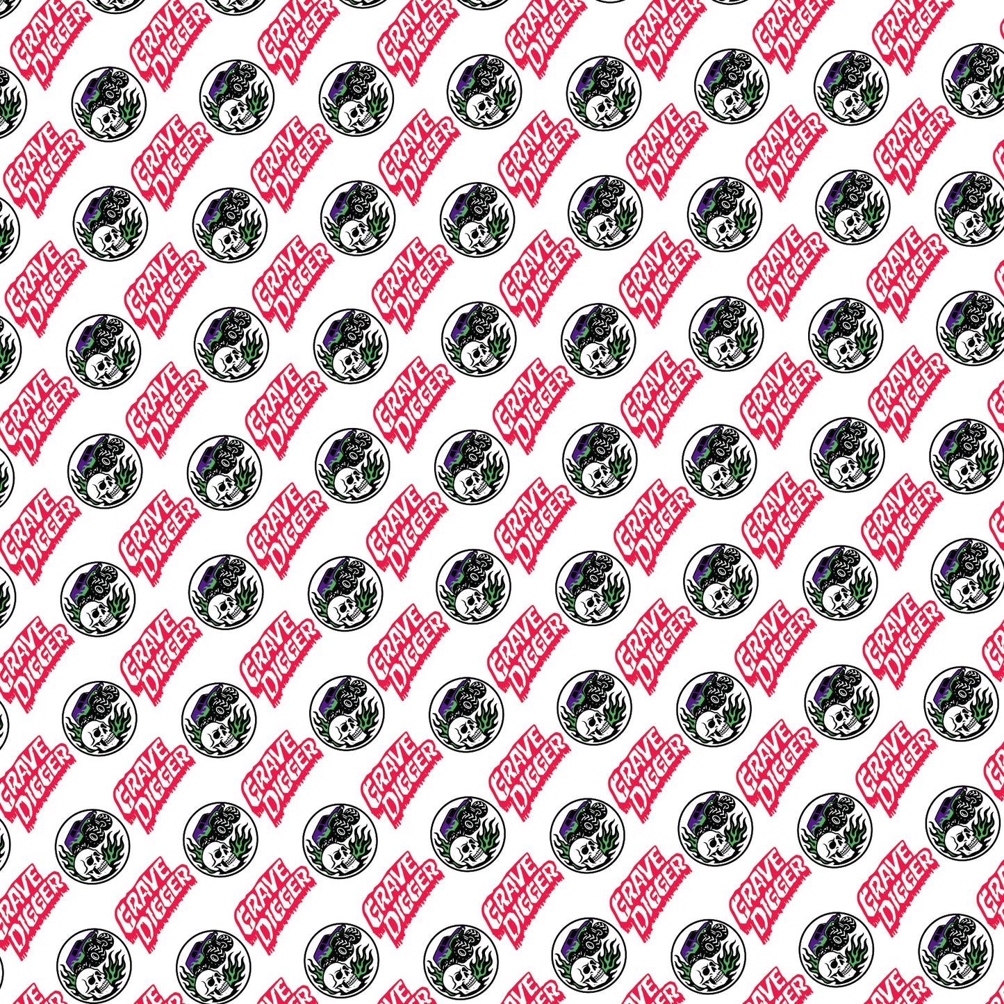 Grave Digger Scrapbook Paper