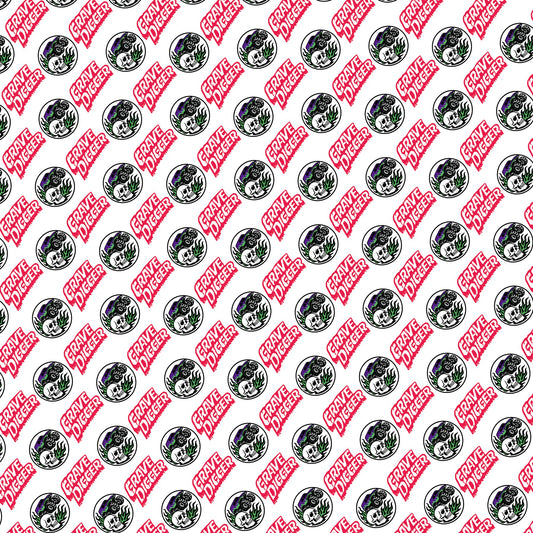 Grave Digger Scrapbook Paper